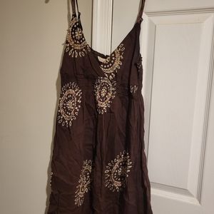 Brown sundress